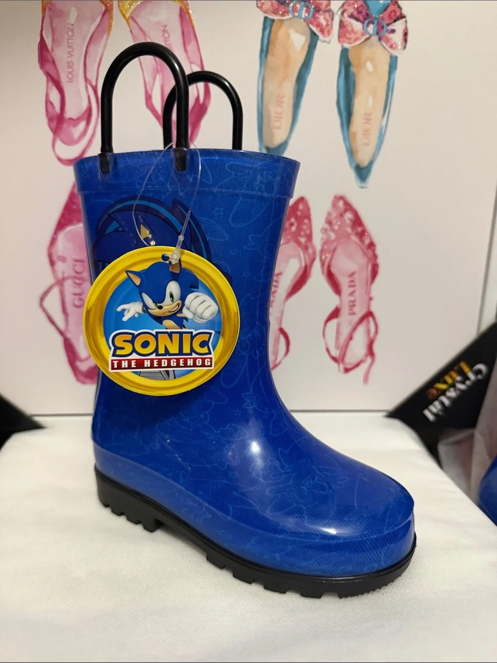 Kids Waterproof Rain Boots - Blue